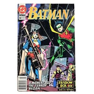 Batman #467 Shadow Box Part One DC Comics Vintage August 1991 Comic Book
